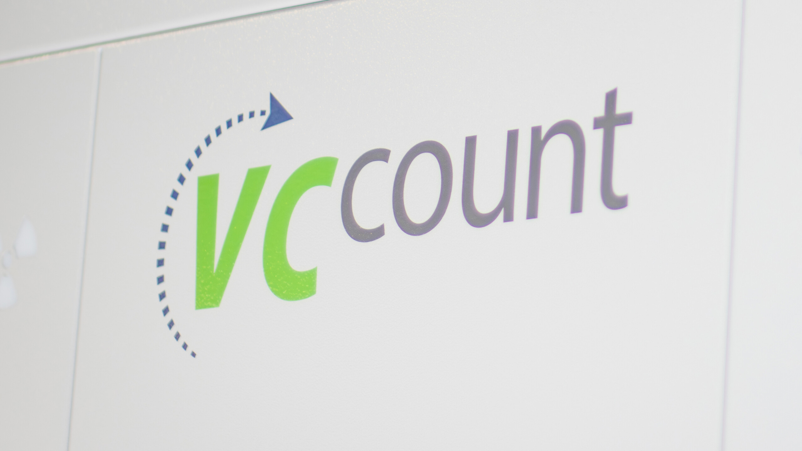 VCcount logo on one of the machines