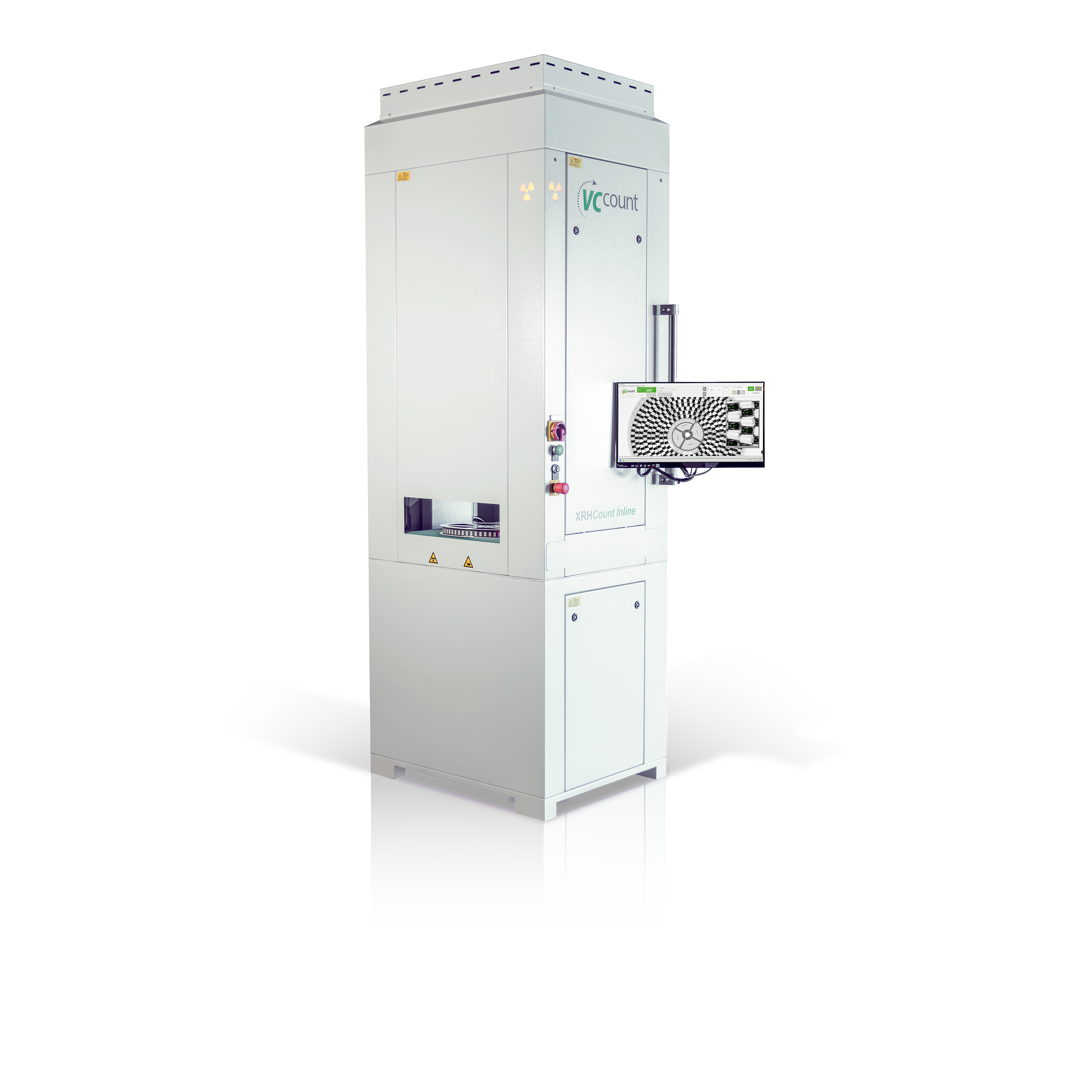 Frontansicht des Röntgenbauteilzählers XRHCount Inline